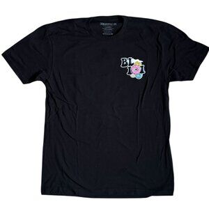 Baseball Lifestyle 101 Dingers and Donuts Black Tshirt Mens Large EUC